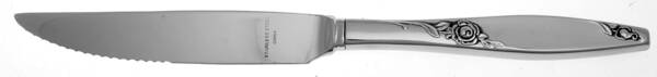 Twilight Rose (Stainless, Westbend) Steak Knife Individual Hollow, Serrate HC