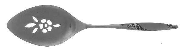 Twilight Rose (Stainless, Westbend) Solid Pierced Pie Server