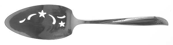 Twin Star (Stainless) Pierced All Stainless Pie Server by Oneida Silver