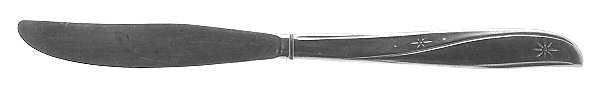 Twin Star (Stainless) Modern Solid Knife by Oneida Silver