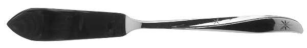 Twin Star (Stainless) Flat Handle Master Butter Knife by Oneida Silver