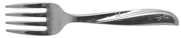 Twin Star (Stainless) Baby Fork