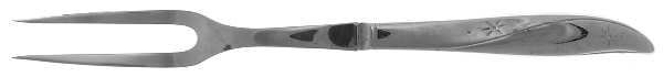 Twin Star (Stainless) Large Stainless-Prong Roast Carving Fork