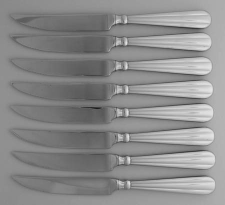 Unity (Stainless) Individual Hollow Handle Steak Knife - Set of 8
