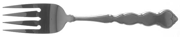 Valerie (Stainless) Medium Solid Cold Meat Serving Fork
