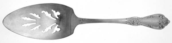 Vanessa-Francesca (Silverplate, 1965) Server-Pie/Solid-Pierced