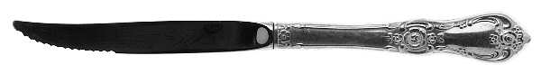 Vanessa-Francesca (Silverplate, 1965) Individual Steak Knife Hollow Handle