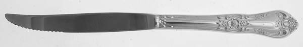 Vanessa-Francesca (Silverplate, 1965) Individual Solid Handle Steak Knife