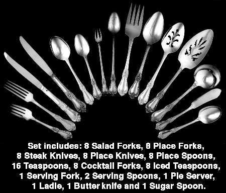Vanessa-Francesca (Silverplate, 1965) 79 Piece Set