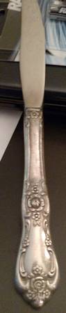Vanessa-Francesca (Silverplate, 1965) Modern Hollow Grille Knife