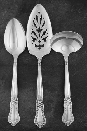 Valley Rose (Silverplate, 1956) 3 Piece Completer Set
