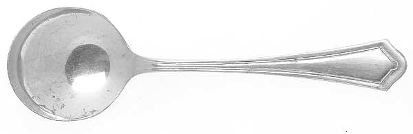 Vernon-Ashley (Silverplate, 1917) Round Bowl Soup Spoon (Cream Soup)