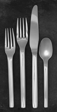 Vectra (Stainless) 4 Piece Place Setting