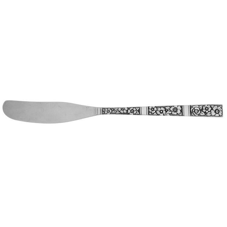 Venetian Garden (Silverplate, 1971) Flat Handle Butter Spreader