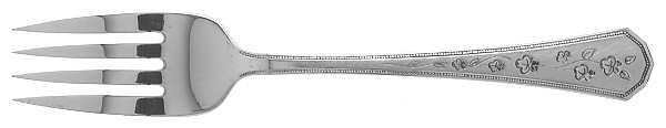 Vermeer (Stainless) Medium Solid Cold Meat Serving Fork