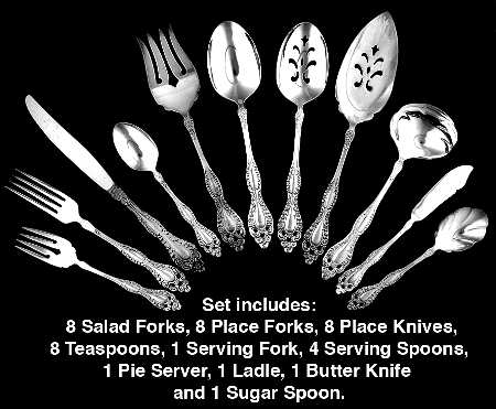 Victorian Classic (Silverplate, 1973) 41 Piece Set