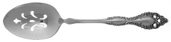 Victorian Classic (Silverplate, 1973) Pierced Tablespoon (Serving Spoon)