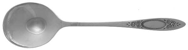 Vignette (Stainless) Round Bowl Soup Spoon (Gumbo)