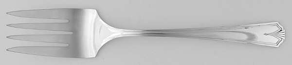 Viking (Silverplate, 1931) Medium Solid Cold Meat Serving Fork