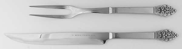 Vinland (Stainless) Large 2-Piece Roast Carving Set w/Stainless Blade