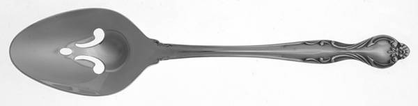 Vintage (Stainless) Pierced Tablespoon (Serving Spoon)