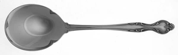 Vintage (Stainless) Solid Smooth Casserole Spoon