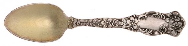 Violet (Slvp, 1905, SL & GH Rogers, No Monograms) Demitasse Spoon
