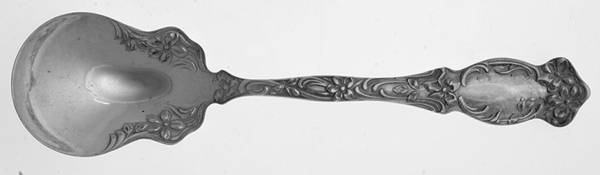 Violet (Slvp, 1905, SL & GH Rogers, No Monograms) Preserve Spoon
