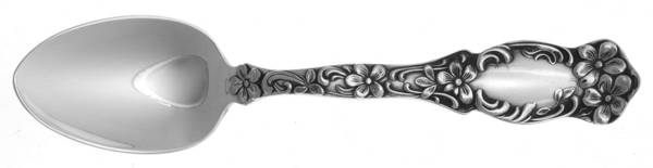 Violet (Slvp, 1905, SL & GH Rogers, No Monograms) Demitasse Spoon