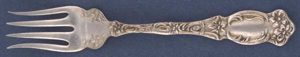 Violet (Slvp, 1905, SL & GH Rogers, No Monograms) Individual Salad Fork