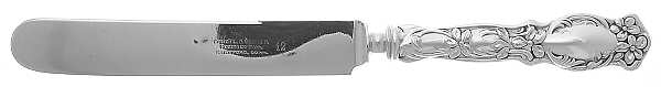 Violet (Slvp, 1905, SL & GH Rogers, No Monograms) Old French Hollow Knife with Bolster