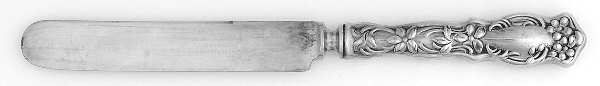 Violet (Slvp, 1905, SL & GH Rogers, No Monograms) Old French Hollow Knife with Bolster