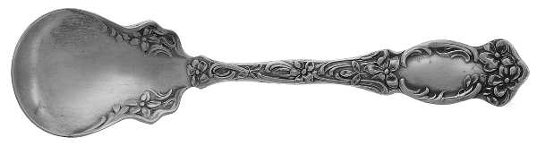 Violet (Slvp, 1905, SL & GH Rogers, No Monograms) Sugar Spoon
