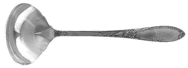 Virginian (Sterling, 1942, No Monograms) Solid Gravy Ladle
