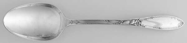 Virginian (Sterling, 1942, No Monograms) Dessert/Oval Soup Spoon
