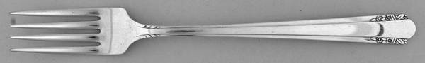 Vista (Silverplate, 1940) Grille Fork (Viande)