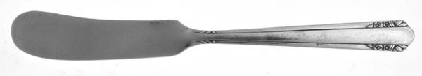 Vista (Silverplate, 1940) Flat Handle Butter Spreader