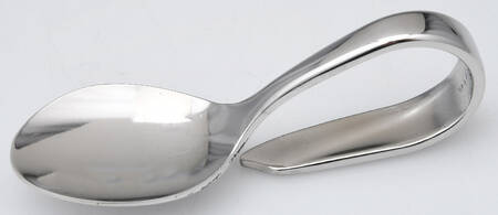 Vista (Stainless) Baby Spoon with Curved Handle HC
