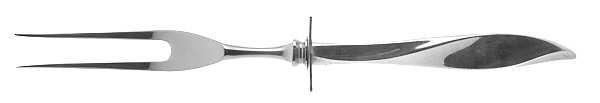 Vivant (Sterling, 1961) Small Steak Carving Fork with Stainless Prongs