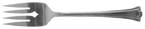 Voltaire (Stainless) Medium Solid Cold Meat Serving Fork