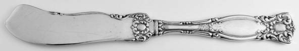Warwick (Silverplate, 1901) Flat Handle Butter Spreader