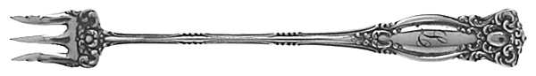 Warwick (Silverplate, 1901) Short Handle Pickle/Olive Fork
