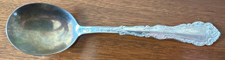Webster I (Silverplate, 1900) Round Bowl Soup Spoon (Gumbo)