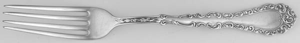 Webster I (Silverplate, 1900) Fork