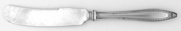 Webster II (Silverplate, 1915) Blunt Hollow Handle Butter Spreader (Slvplt)