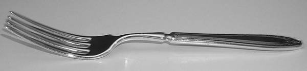 Webster II (Silverplate, 1915) Indented Solid Handled Fork