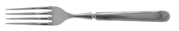 Whittier-Waldorf-Emerson-Claridge  Indented Solid Handled Fork