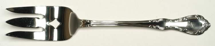 Whittier (Stainless) Medium Solid Cold Meat Serving Fork