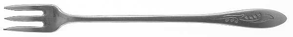 White Lily (Stainless) Cocktail/Seafood Fork