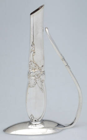 White Orchid (Silverplate, 1953) Bud Vase Solid with Handle HC